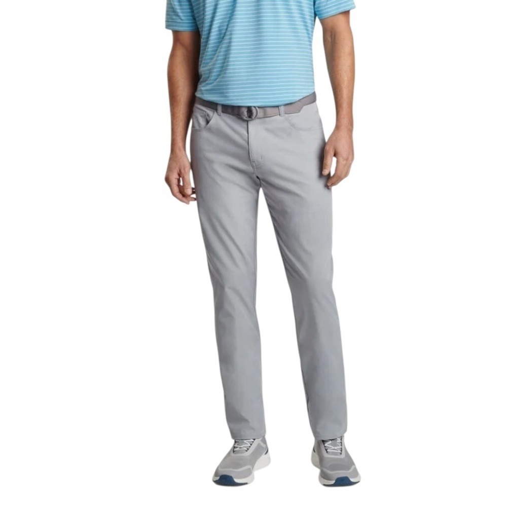 Peter Millar EB66 Performance Five Pocket Pant Gale Grey Size 38